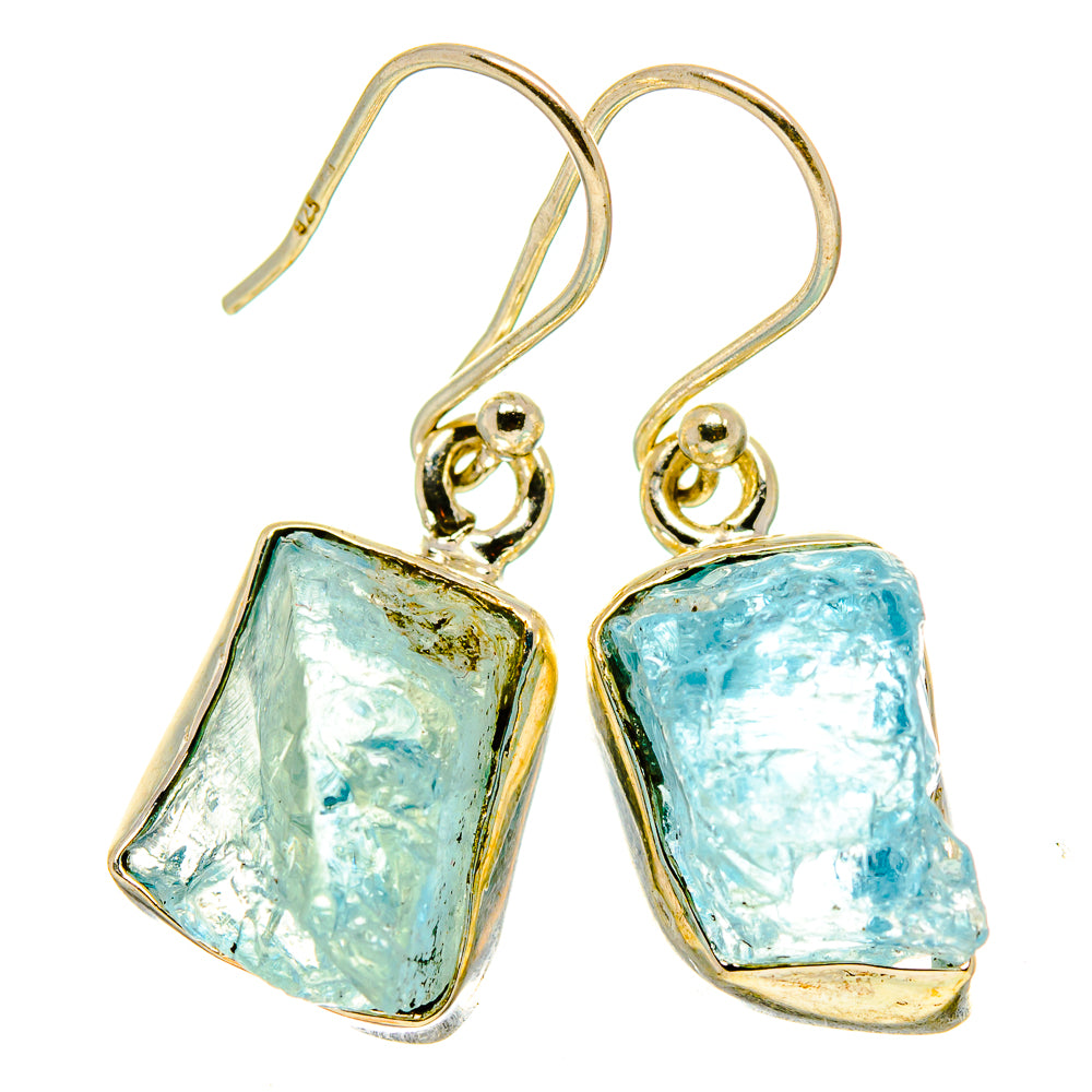 Aquamarine Earrings handcrafted by Ana Silver Co - EARR415104