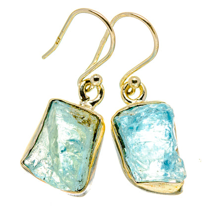 Aquamarine Earrings handcrafted by Ana Silver Co - EARR415104