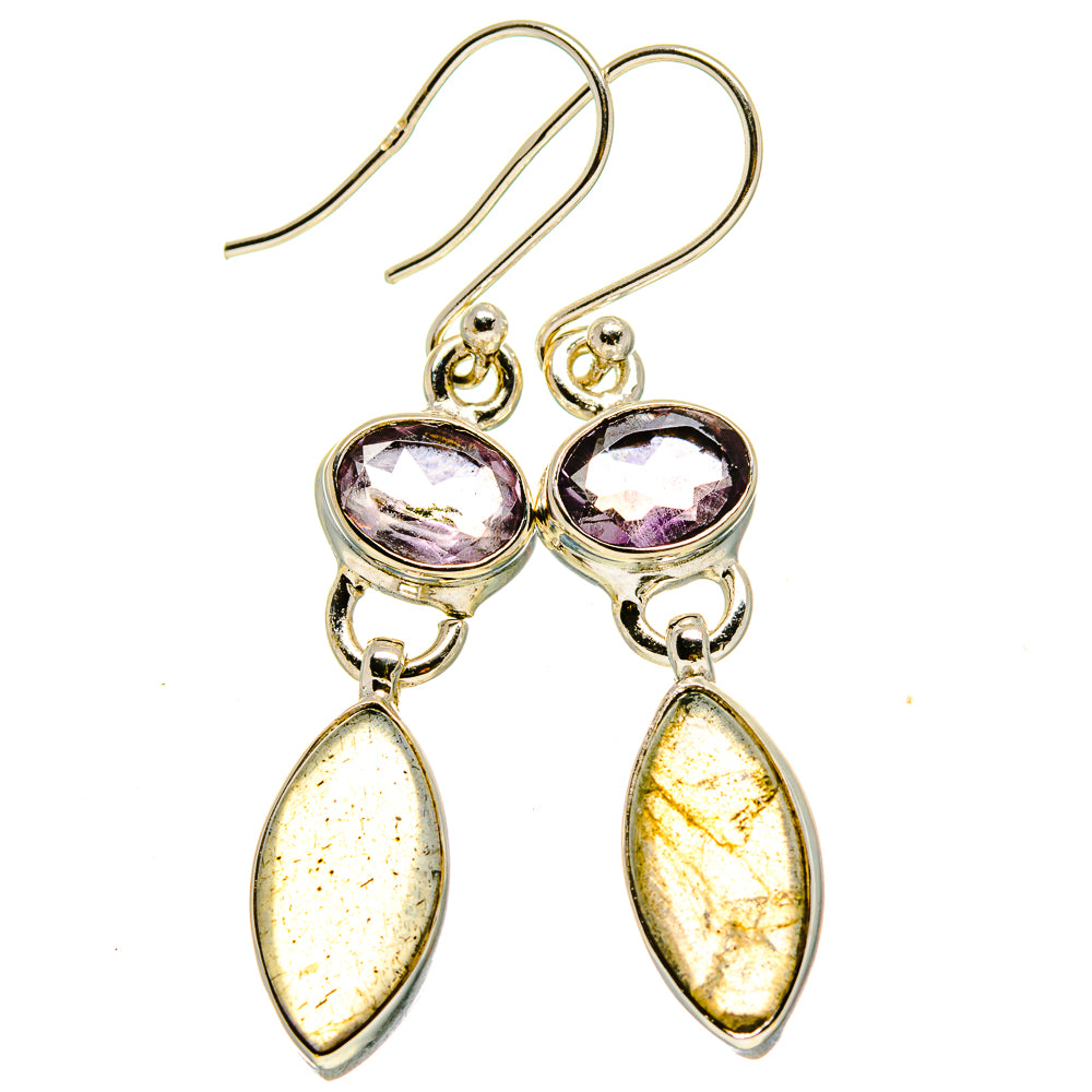 Labradorite Earrings handcrafted by Ana Silver Co - EARR415122