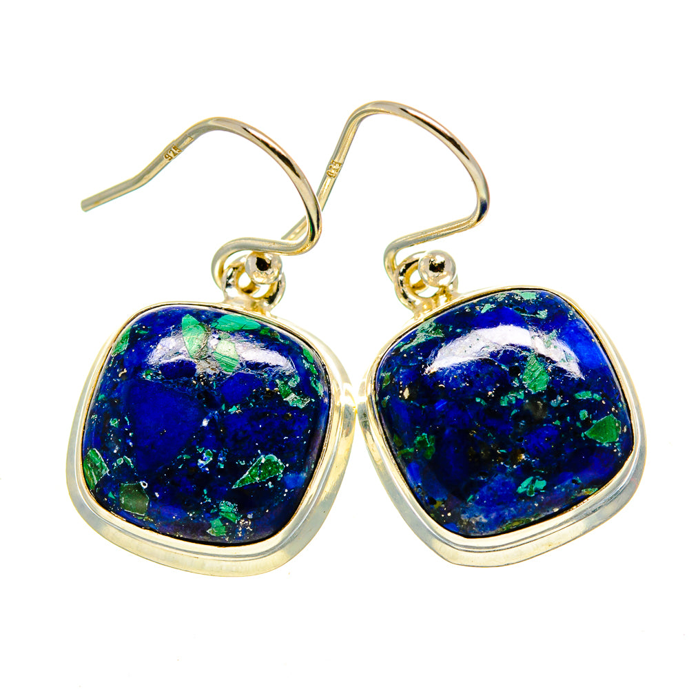 Azurite Earrings handcrafted by Ana Silver Co - EARR415124
