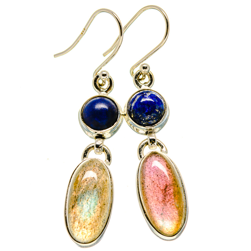 Labradorite Earrings handcrafted by Ana Silver Co - EARR415129