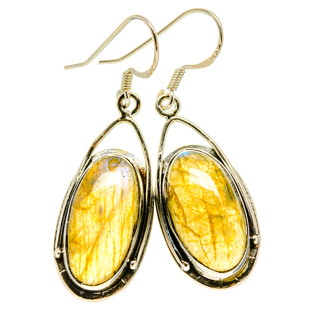 Labradorite Earrings handcrafted by Ana Silver Co - EARR415132