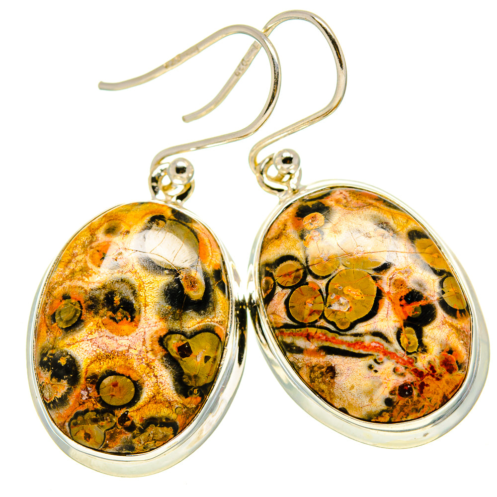 Poppy Jasper Earrings handcrafted by Ana Silver Co - EARR415142