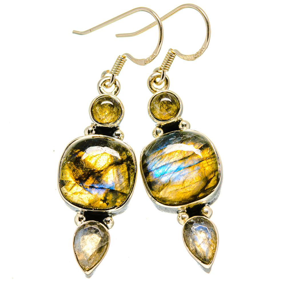 Labradorite Earrings handcrafted by Ana Silver Co - EARR415152