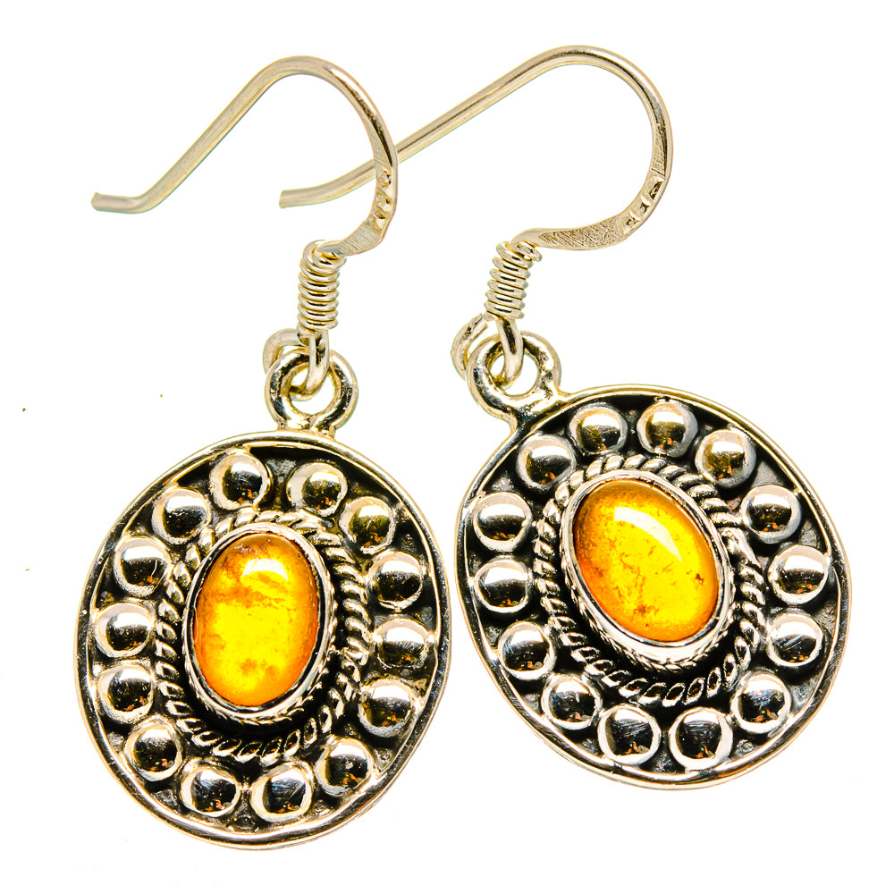 Citrine Earrings handcrafted by Ana Silver Co - EARR415154