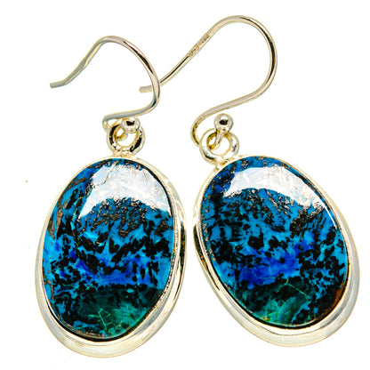 Shattuckite Earrings handcrafted by Ana Silver Co - EARR415155