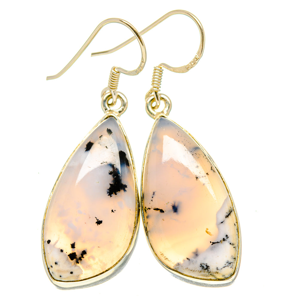 Dendritic Opal Earrings handcrafted by Ana Silver Co - EARR415159