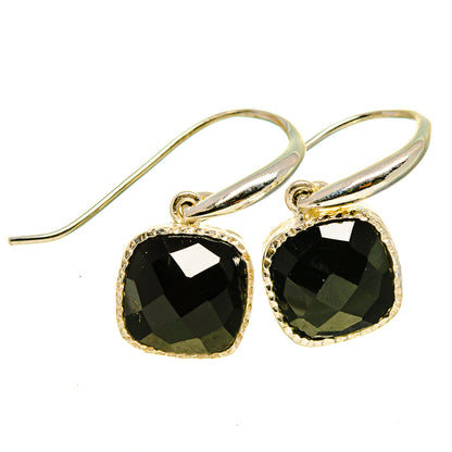 Black Onyx Earrings handcrafted by Ana Silver Co - EARR415169