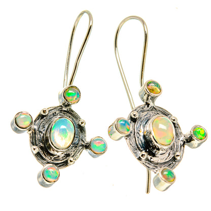 Ethiopian Opal Earrings handcrafted by Ana Silver Co - EARR415177