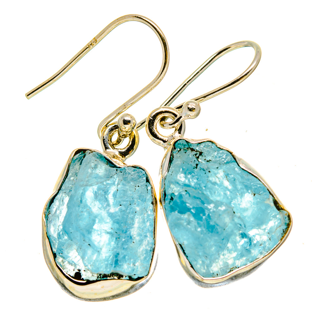 Aquamarine Earrings handcrafted by Ana Silver Co - EARR415189