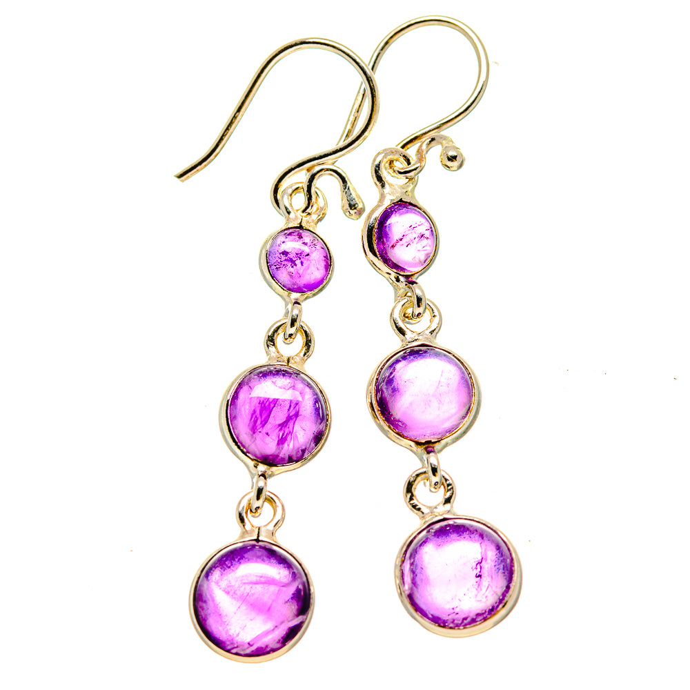 Amethyst Earrings handcrafted by Ana Silver Co - EARR415233