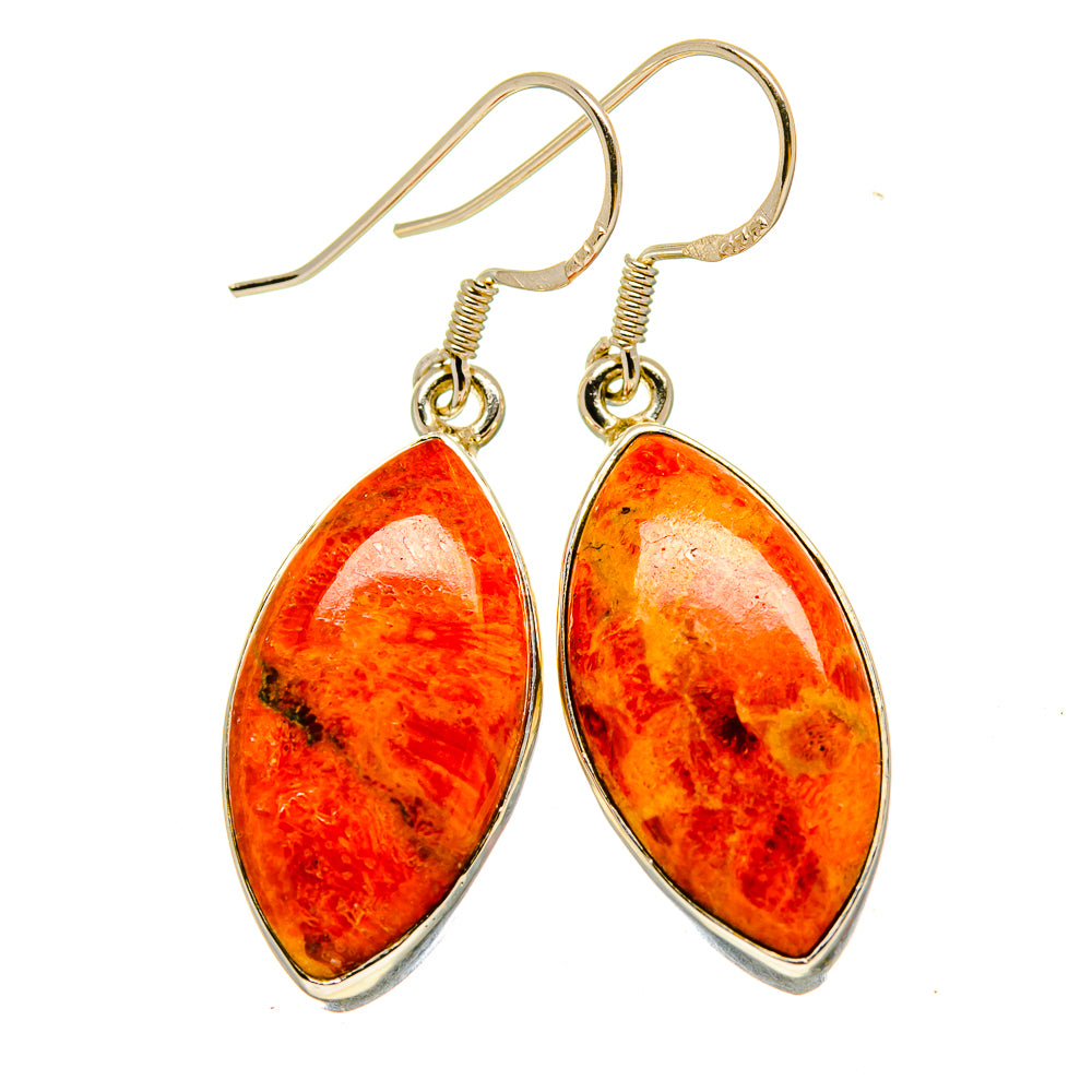 Sponge Coral Earrings handcrafted by Ana Silver Co - EARR415234
