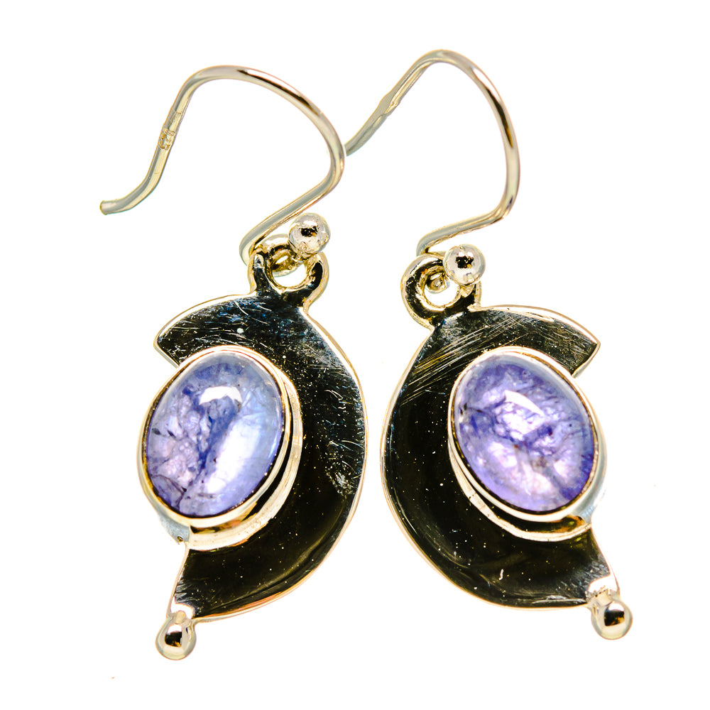Tanzanite Earrings handcrafted by Ana Silver Co - EARR415235
