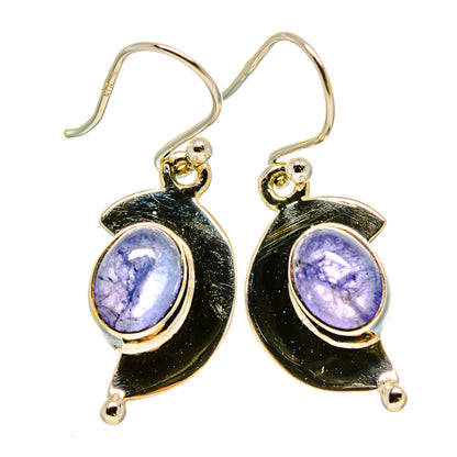 Tanzanite Earrings handcrafted by Ana Silver Co - EARR415235