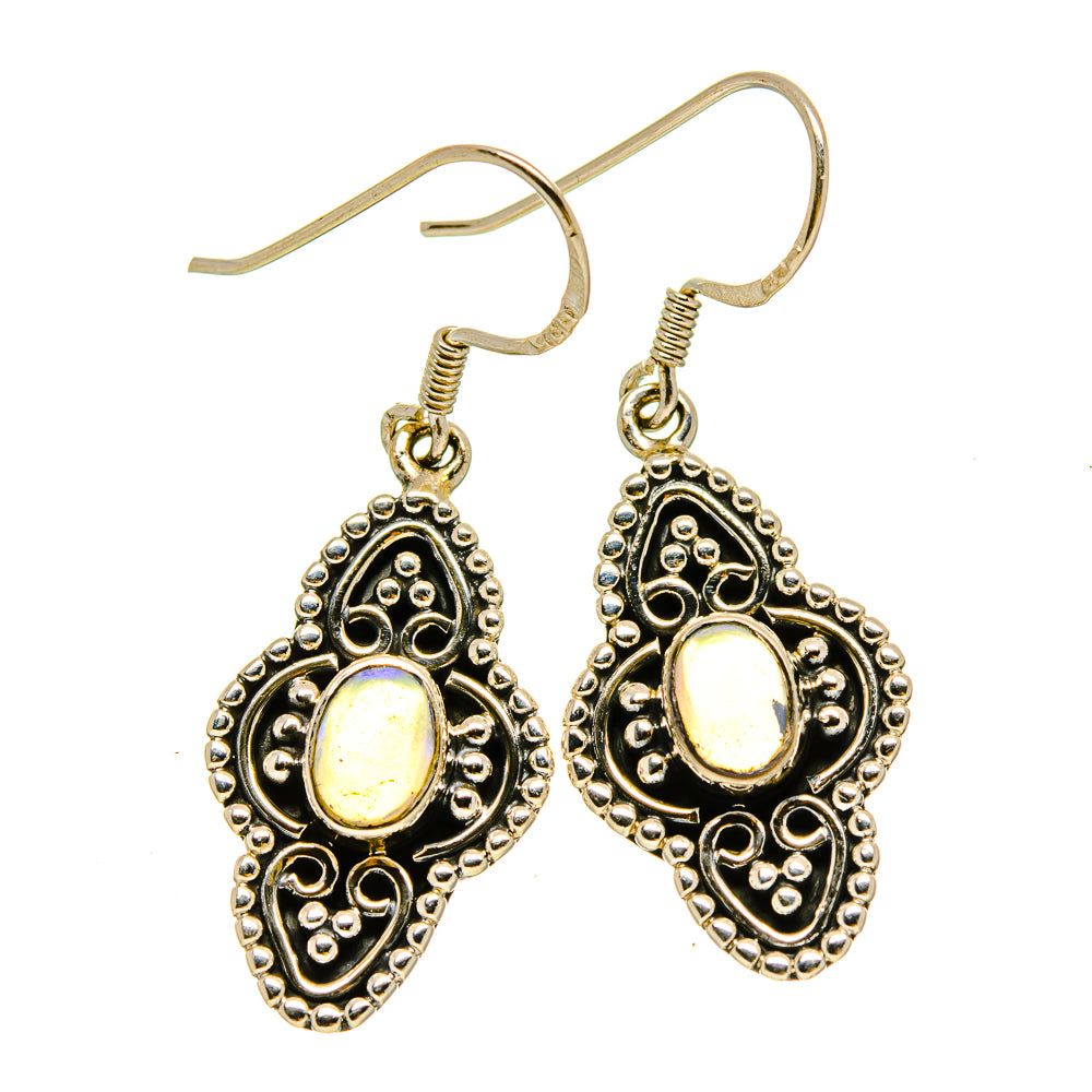 Ethiopian Opal Earrings handcrafted by Ana Silver Co - EARR415237