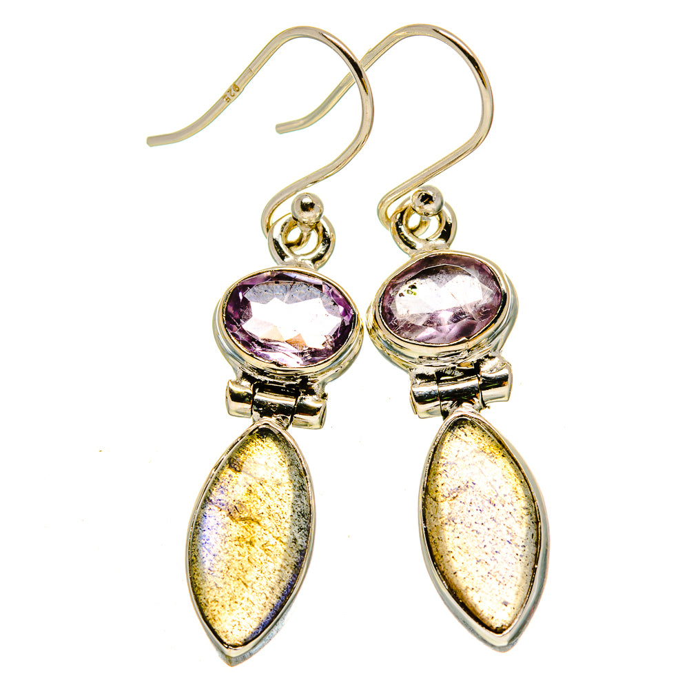 Labradorite Earrings handcrafted by Ana Silver Co - EARR415242