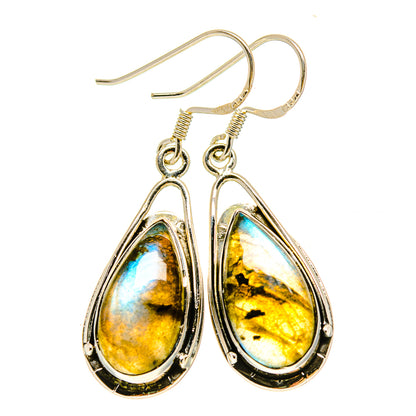 Labradorite Earrings handcrafted by Ana Silver Co - EARR415245