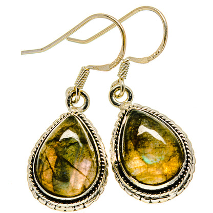 Labradorite Earrings handcrafted by Ana Silver Co - EARR415260