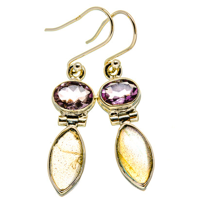 Labradorite Earrings handcrafted by Ana Silver Co - EARR415265