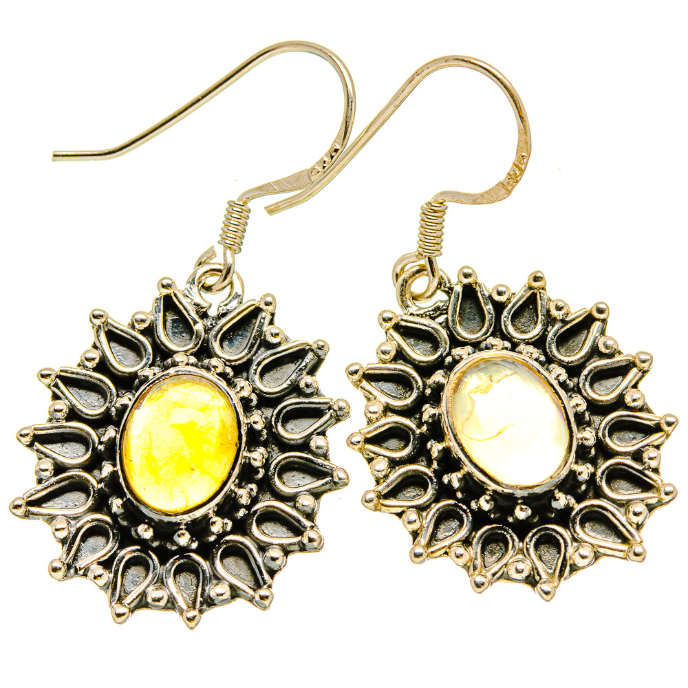 Ethiopian Opal Earrings handcrafted by Ana Silver Co - EARR415282