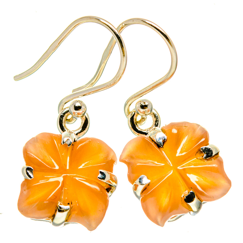 Carnelian Earrings handcrafted by Ana Silver Co - EARR415285