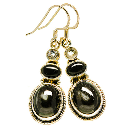 Star Diopside Earrings handcrafted by Ana Silver Co - EARR415295