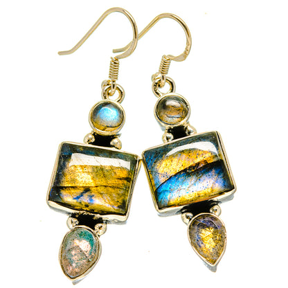 Labradorite Earrings handcrafted by Ana Silver Co - EARR415300