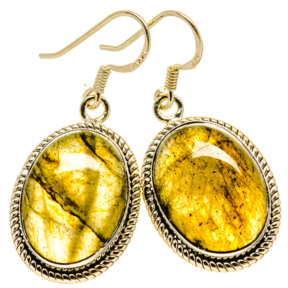 Labradorite Earrings handcrafted by Ana Silver Co - EARR415303