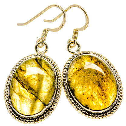 Labradorite Earrings handcrafted by Ana Silver Co - EARR415303
