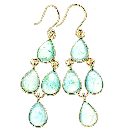 Aquamarine Earrings handcrafted by Ana Silver Co - EARR415311