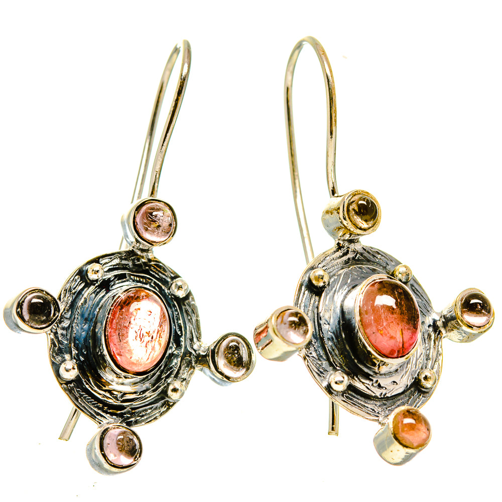 Pink Tourmaline Earrings handcrafted by Ana Silver Co - EARR415312