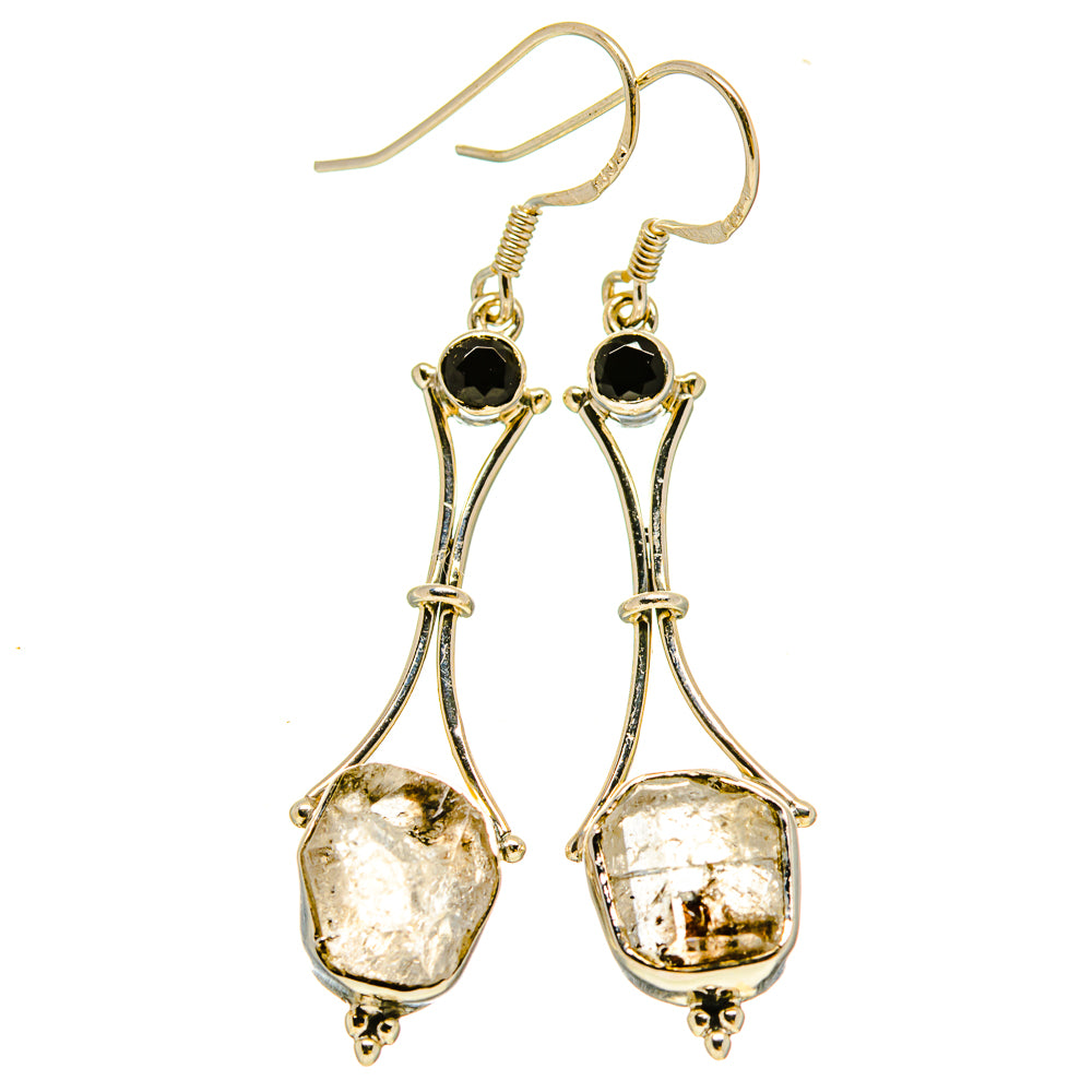 Herkimer Diamond Earrings handcrafted by Ana Silver Co - EARR415314