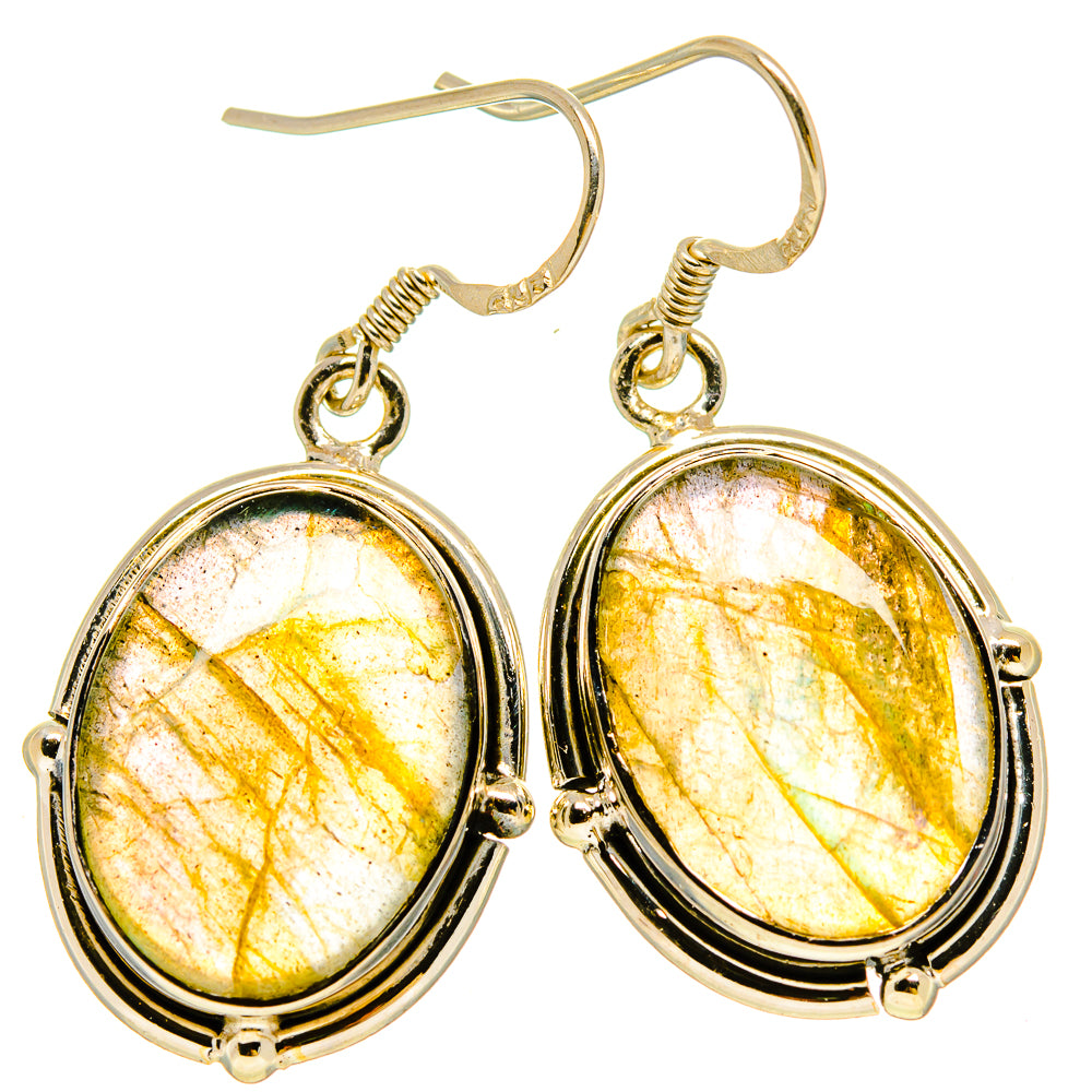 Labradorite Earrings handcrafted by Ana Silver Co - EARR415321