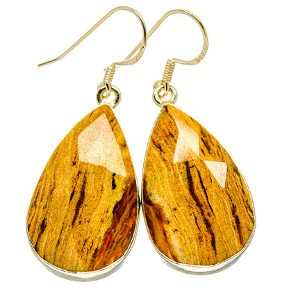 Mookaite Earrings handcrafted by Ana Silver Co - EARR415323