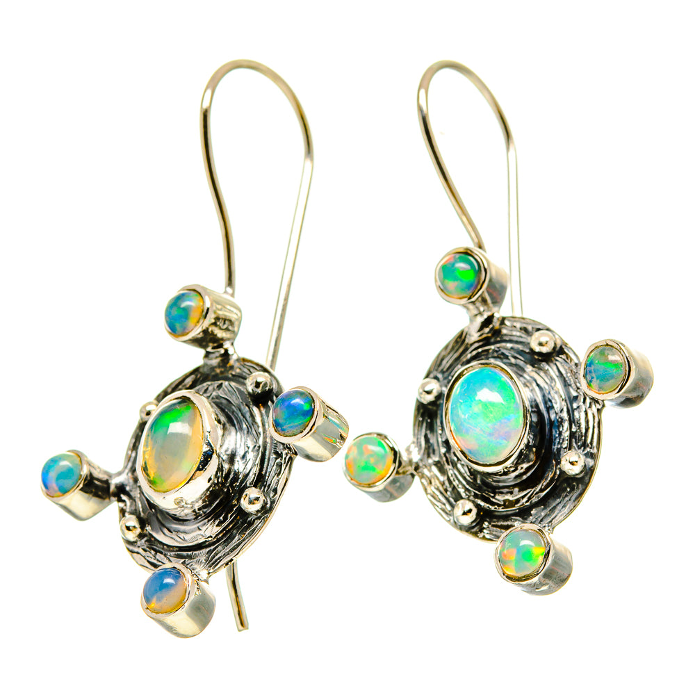 Ethiopian Opal Earrings handcrafted by Ana Silver Co - EARR415330