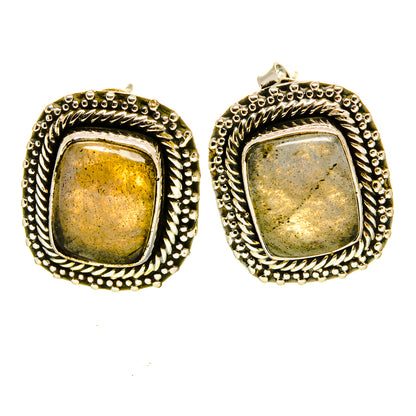 Labradorite Earrings handcrafted by Ana Silver Co - EARR415335