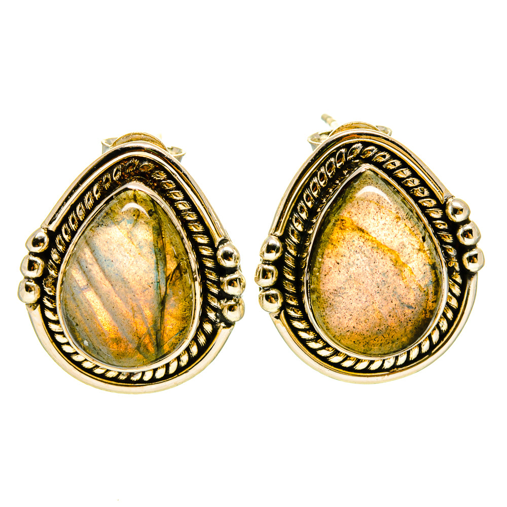 Labradorite Earrings handcrafted by Ana Silver Co - EARR415336