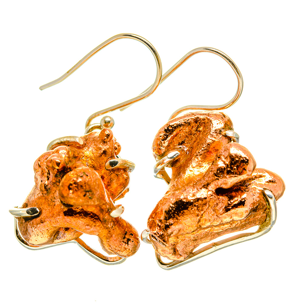 Splash Copper Earrings handcrafted by Ana Silver Co - EARR415343