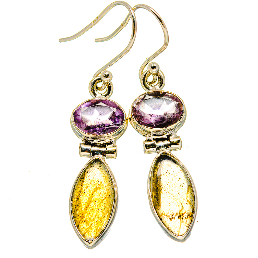 Labradorite Earrings handcrafted by Ana Silver Co - EARR415345