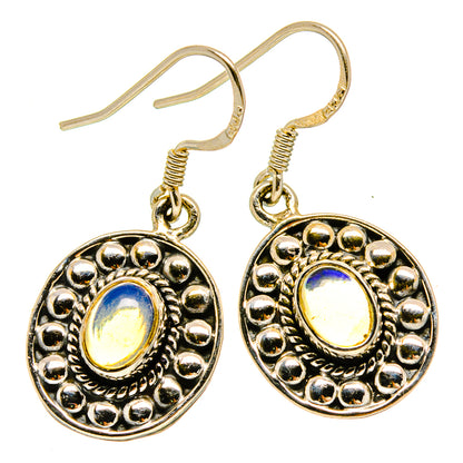Ethiopian Opal Earrings handcrafted by Ana Silver Co - EARR415359