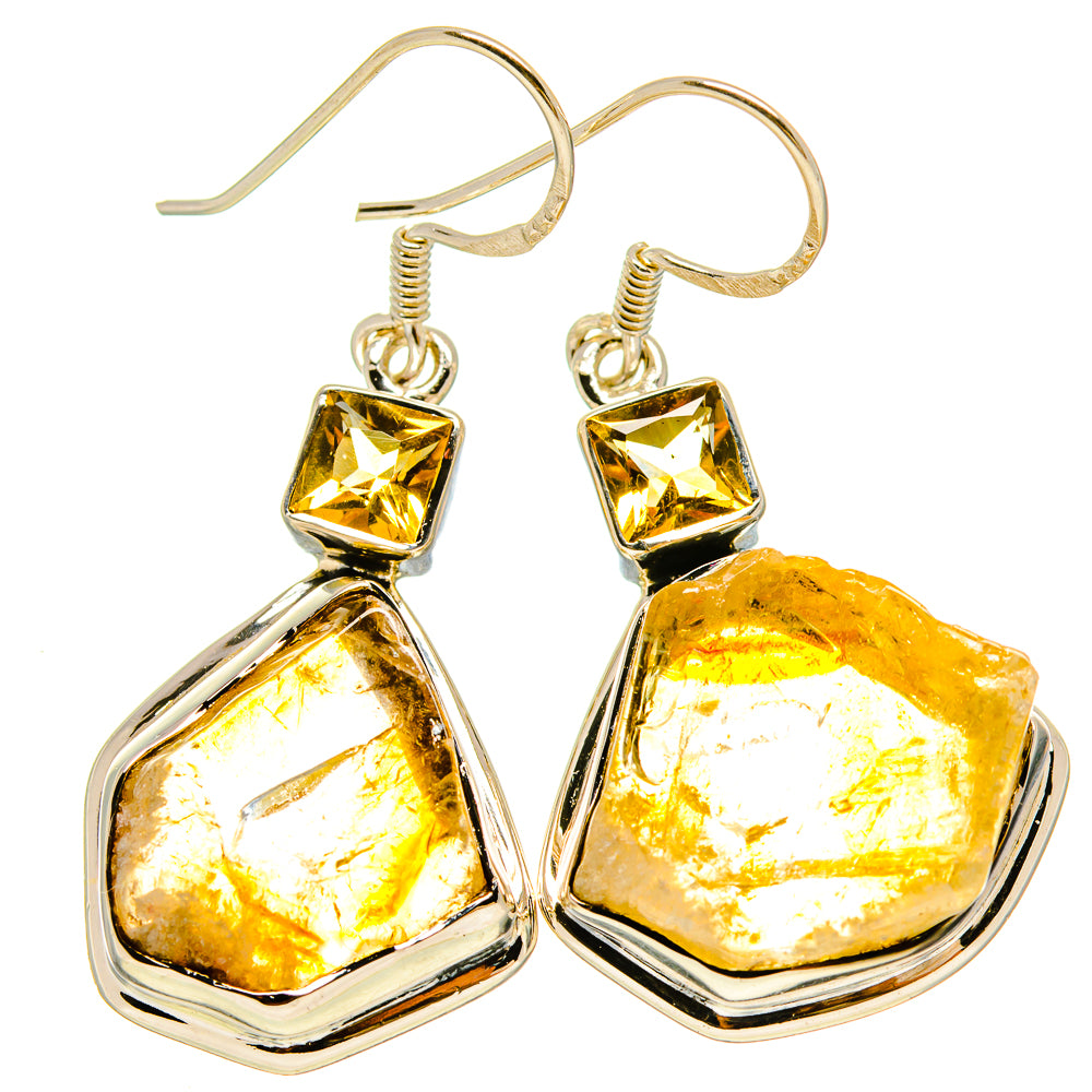 Citrine Earrings handcrafted by Ana Silver Co - EARR415365