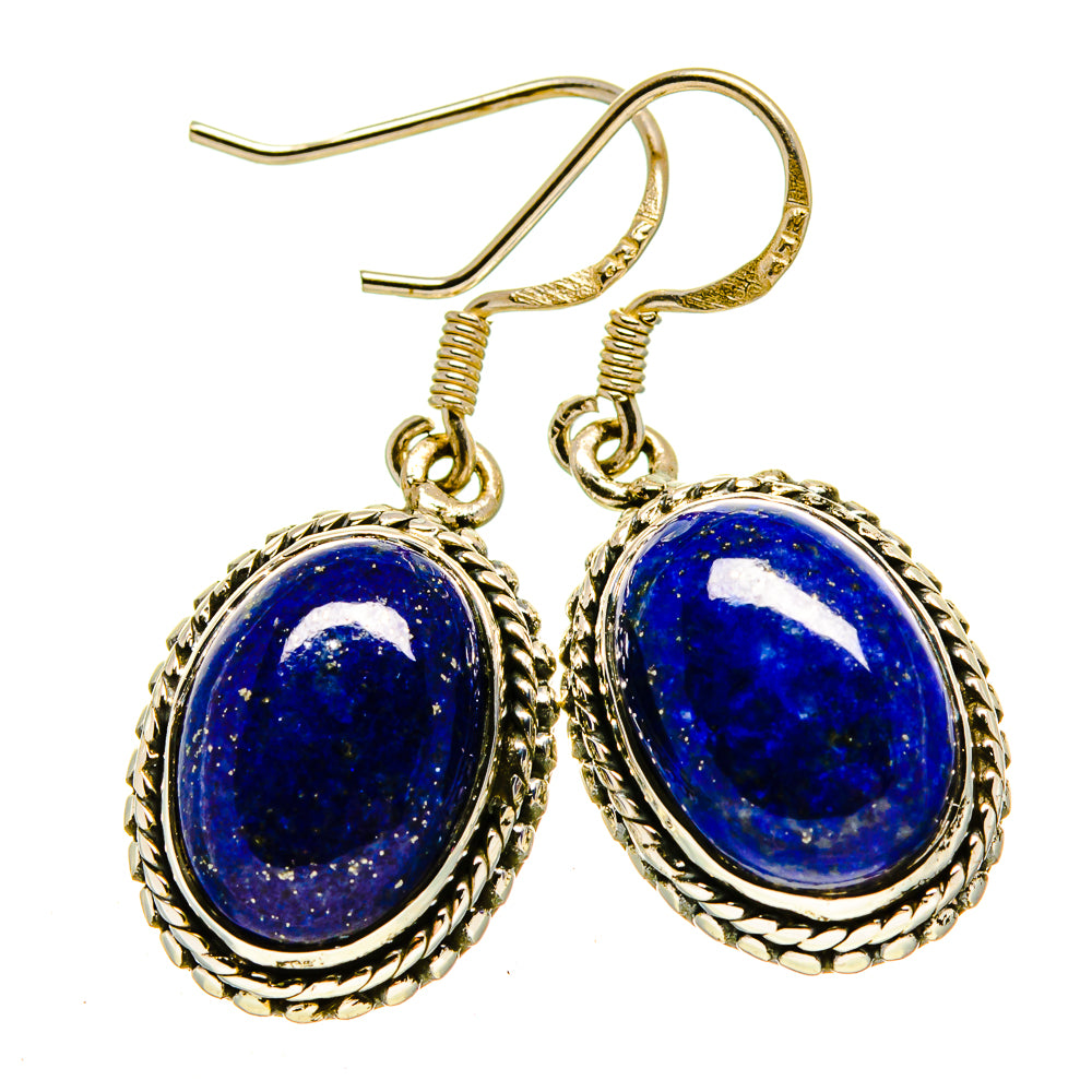 Lapis Lazuli Earrings handcrafted by Ana Silver Co - EARR415369
