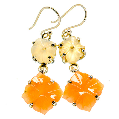 Carnelian Earrings handcrafted by Ana Silver Co - EARR415376