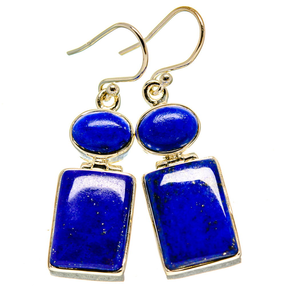 Lapis Lazuli Earrings handcrafted by Ana Silver Co - EARR415379