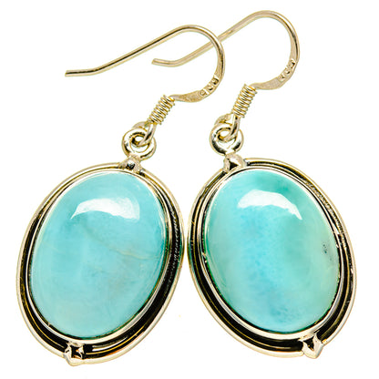 Larimar Earrings handcrafted by Ana Silver Co - EARR415380