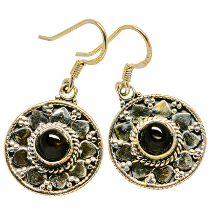 Black Onyx Earrings handcrafted by Ana Silver Co - EARR415382