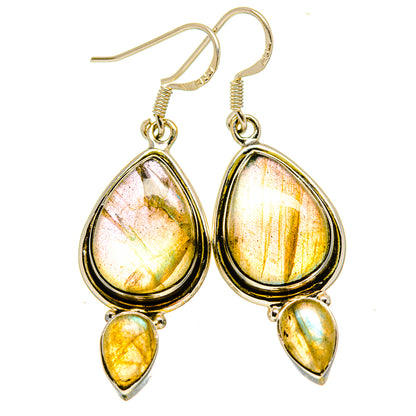 Labradorite Earrings handcrafted by Ana Silver Co - EARR415391