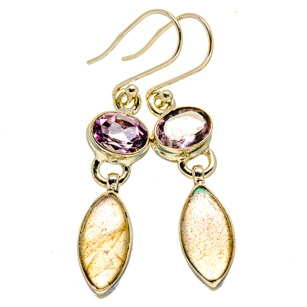 Labradorite Earrings handcrafted by Ana Silver Co - EARR415392
