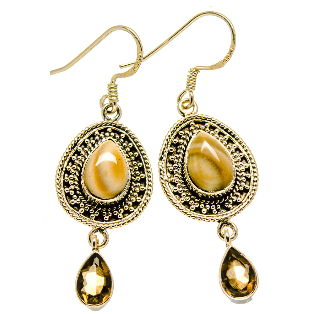 Willow Creek Jasper Earrings handcrafted by Ana Silver Co - EARR415399