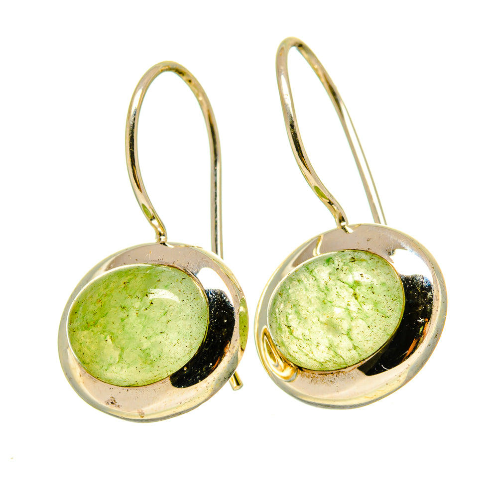 Prehnite Earrings handcrafted by Ana Silver Co - EARR415402